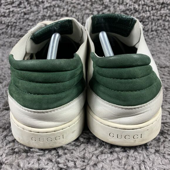 Gucci Miro Sneaker Green And White Shoes Men’s Size 12 - Picture 2 of 8